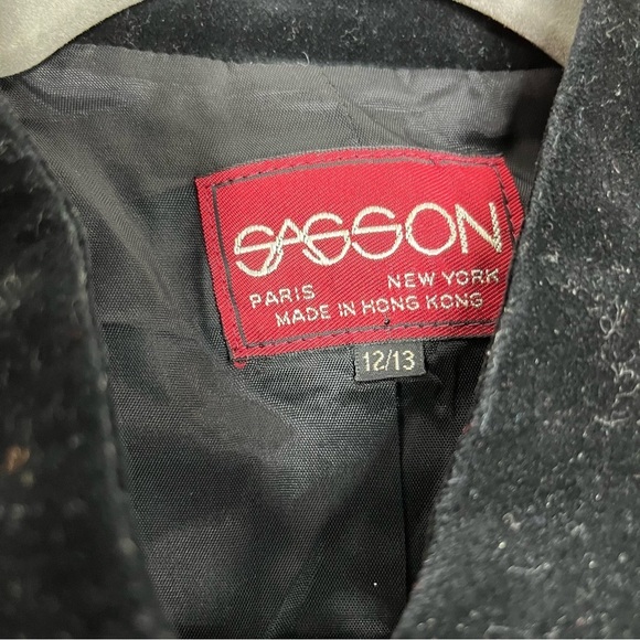 Vintage Sasson Striped Velvet Jacket - Picture 4 of 4